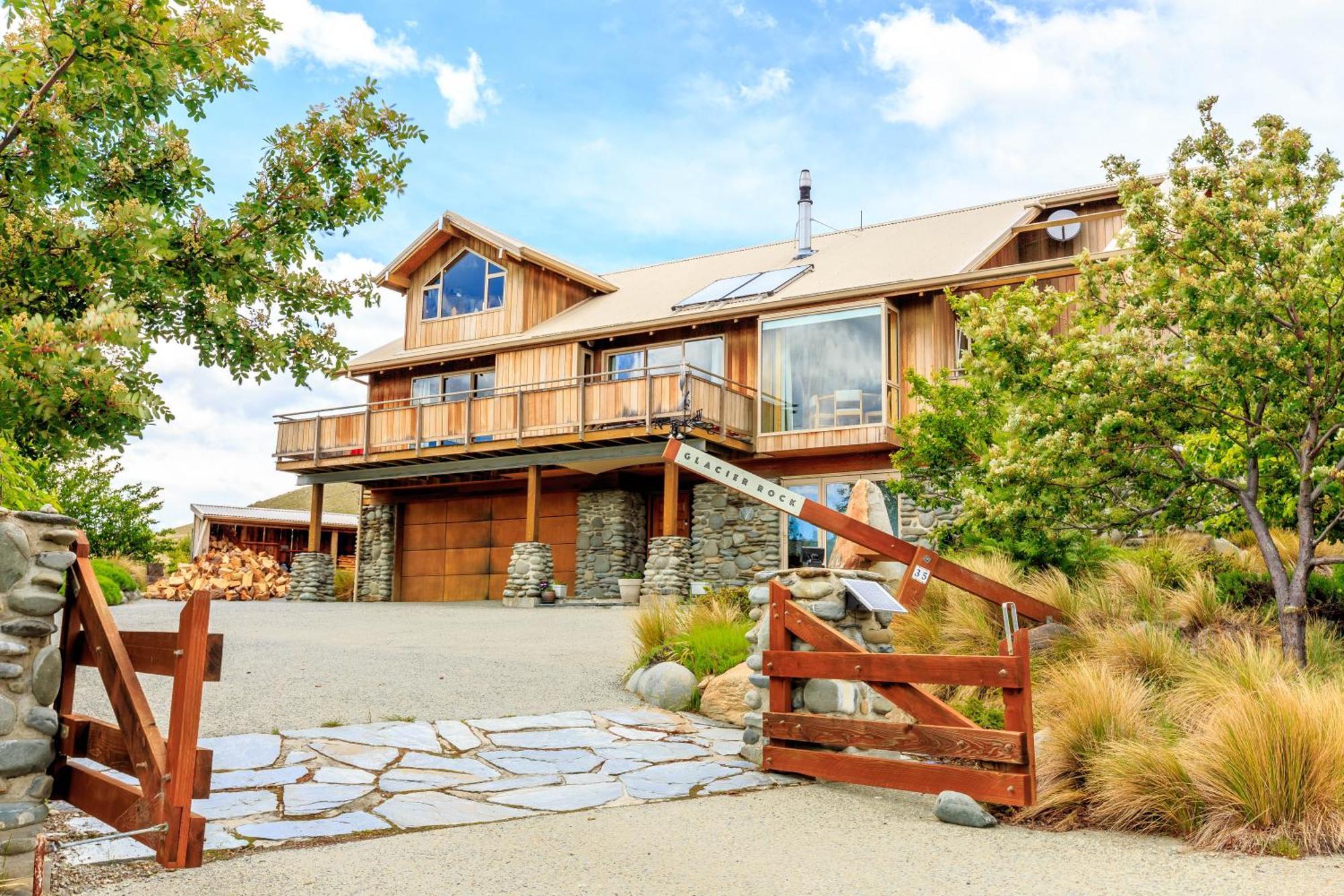 Glacier Rock Lakeview House Lago Tékapo Exterior foto